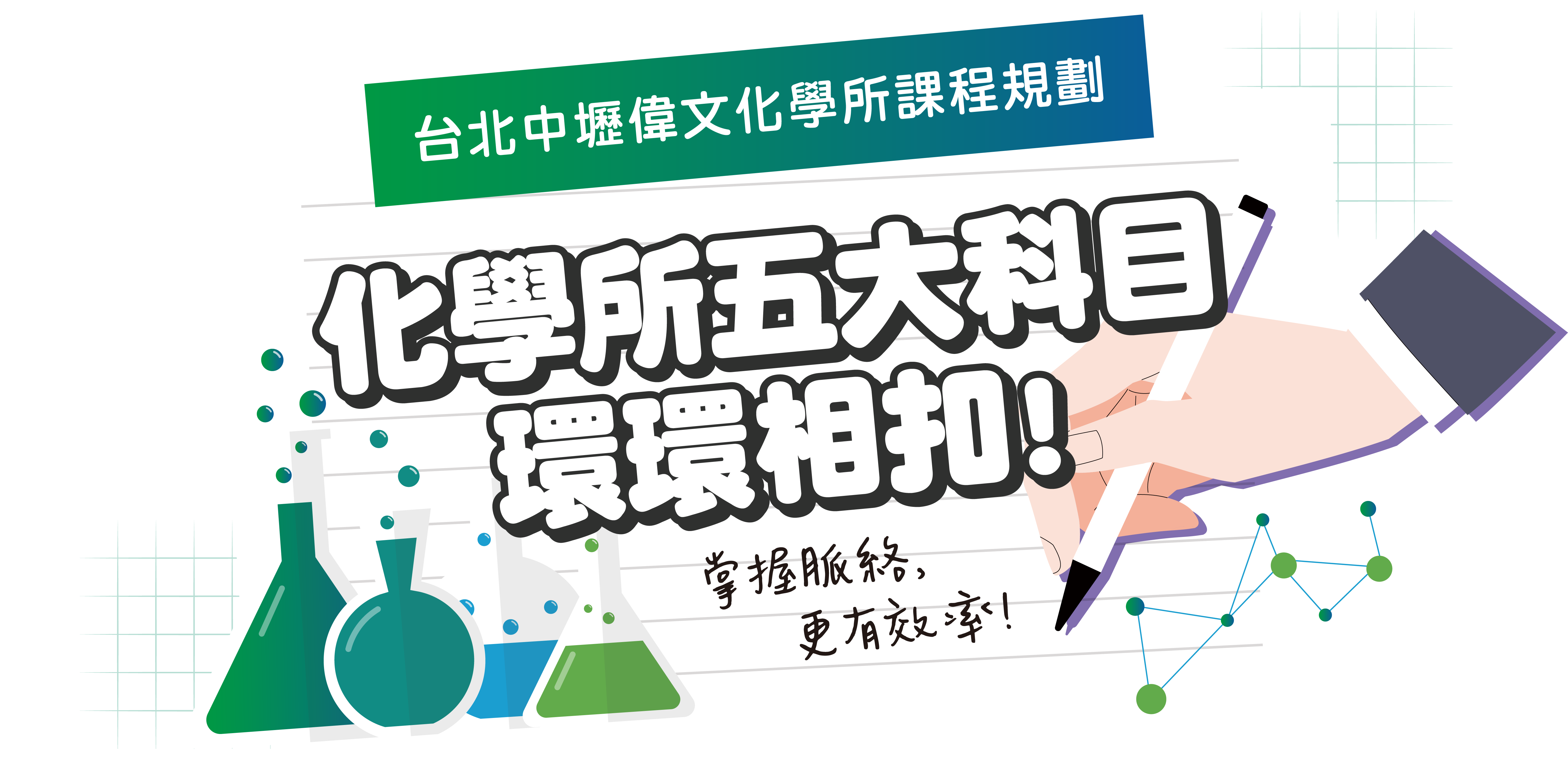 【化學所五大科目】環環相扣！掌握脈絡更有效率！ -台北/中壢偉文文教機構